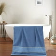 thumbnail image 6 of EazyTech Ultra Soft Highly Absorbant Cotton Bath Towel 28x55 Inches Oversized Compact Lightweight Large Bath Towels for Beach & Travel Camp Pool Blue, 6 of 6