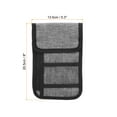 thumbnail image 2 of Uxcell Neck Wallet Travel Pouch, RFID Blocking Waterproof Travel Organizer Pouch, Gray, 2 of 6