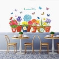 thumbnail image 2 of pdqouc Kids Bedroom Locker Stuff Flower Sticker Teen Girls In Middle School Acrylic Stickers Removable Wall Sticker DIY Green Plants Decals for Living Room Bedroom, 2 of 7
