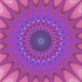 thumbnail image 1 of Ahgly Company Machine Washable Indoor Square Transitional Magenta Pink Area Rugs, 4' Square, 1 of 7