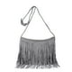 thumbnail image 1 of Bolso de hombro para mujer, bolso bandolera con borlas pequeñas, bolso bandolera retro, 1 of 5