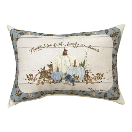 Happy Fall Faith Climaweave Pillow 18"x13" Indoor/Outdoor