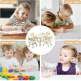 thumbnail image 6 of Historyli Table and Chair Set for Ages 2-10,Height Adjustable Toddler Table and 4 Chairs Set ,Graffiti Desktop,Non-Slip Legs,Children Activity Table for Daycare Classroom Home,Wood color, 6 of 8