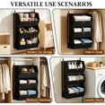 Hanging Closet Organizer 3 Tier,Space-Saving Closet System,Black ...