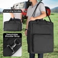 thumbnail image 4 of Travel Solar Panel Carrying Case, Adjustable Should Strap Multiple Pockets Solar Panel Bag Portable Handles Double Layer  for Camping RV Trips Parties, 4 of 7