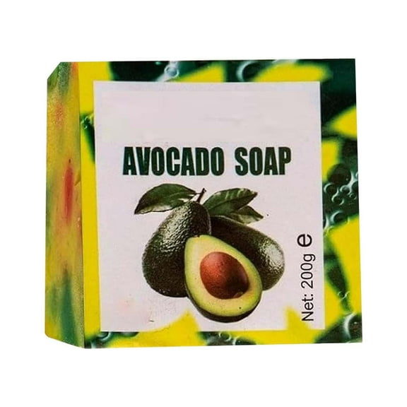 Ashosteey Avocado Facial Bars,Natural Handmade Soap,Unscented, Real Goat Milk Soap Bar - Face/Hands/Body Bar Soap - Nourishing, Gently Exfoliating Face Soap Bar - Organic Goat Soap