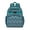 Blue-green-3, variant on Starfish and Seashell Beach Students Backpack with Nautical Shell, Tropical Marine Life, Sea Coral, Fish and Cute Spiral Seashell Design