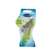 Noxzema Bikini Shave & Trim Small Women's Disposable Razors, 3 Each
