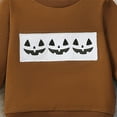 thumbnail image 5 of Toddler Boys' Outfits Girl Fall Winter Round Neck Long Sleeve Stretch 1T 2T 3T Sweatshirt and Elastic Pants Set Sweatsuit 2 Piece, 5 of 7