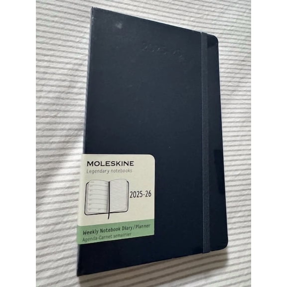 Moleskine Weekly Notebook Diary Planner 2025-26 18 Months Navy Blue Hard Sealed