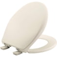 thumbnail image 1 of Asiento de Inodoro Bemis Aurora Redondo con Cierre Suave Color Biscuit, 1 of 8
