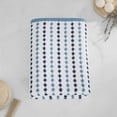 thumbnail image 3 of Mainstays Performance Cotton Bath Towel, Super Soft Quick Dry Fade Resistant, Blue Dot Pattern, 3 of 8