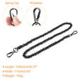 thumbnail image 2 of Uxcell Purse Chain Strap - 39" Purse Strap Shoulder Cross Body Replacement Strap, Black&Dark Grey, 2 of 6