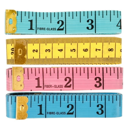

4 Pcs Sewing Tape Measure Lightweight Tapes Tapeline Tools Measuring Body Multipurpose Flexible Professional