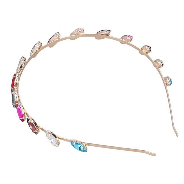 Diadema de diamantes de imitación ANGGREK amplia ajustable exquisita hermosa