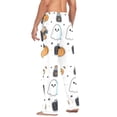 thumbnail image 3 of FORMRS Mens Pajama Pants with Pockets Sleepwear Lounge Bottoms Sizes S-2XL, Halloween Ghost, 3 of 7