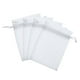 thumbnail image 2 of Bolsas de regalo de organza con lazo de 100 piezas Joyas y dulces para bodas Baby Shower Favors Bolsa de regalo de malla - 9x12cm (Blanco), 2 of 5