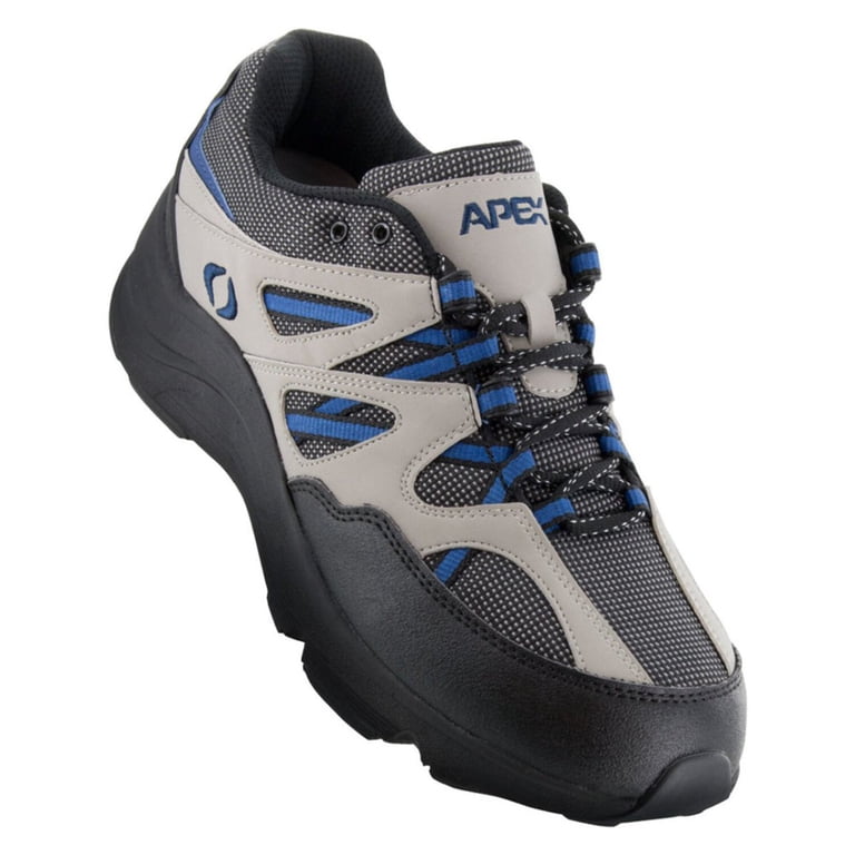 Apex Men\'s Voyage Trail Runner Hiking Orthotic Shoes 10 XW Aetrex V751 Hiker Shoe - Voyage - Two-tone Brown (Mens  main image 4