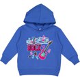 thumbnail image 2 of Inktastic I Rock with Guitar Microphone and Music Notes Toddler Hoodie, 2 of 4
