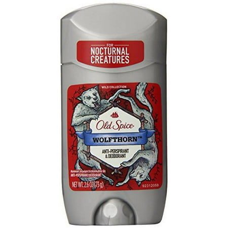 3 Pack Old Spice WOLFTHORN Anti-Perspirant & Deodorant 2.6 Oz Each