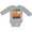 AC-Heather Grey, variant on Inktastic Martial Arts Eat Sleep Ju Jitsu Repeat Boys or Girls Long Sleeve Baby Bodysuit