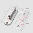 thumbnail image 2 of SHISUYAN 1 Set Sliding Barn Door Lock Safety Sliding Latch Sliding Door Latch Anti-theft Latch, 2 of 8