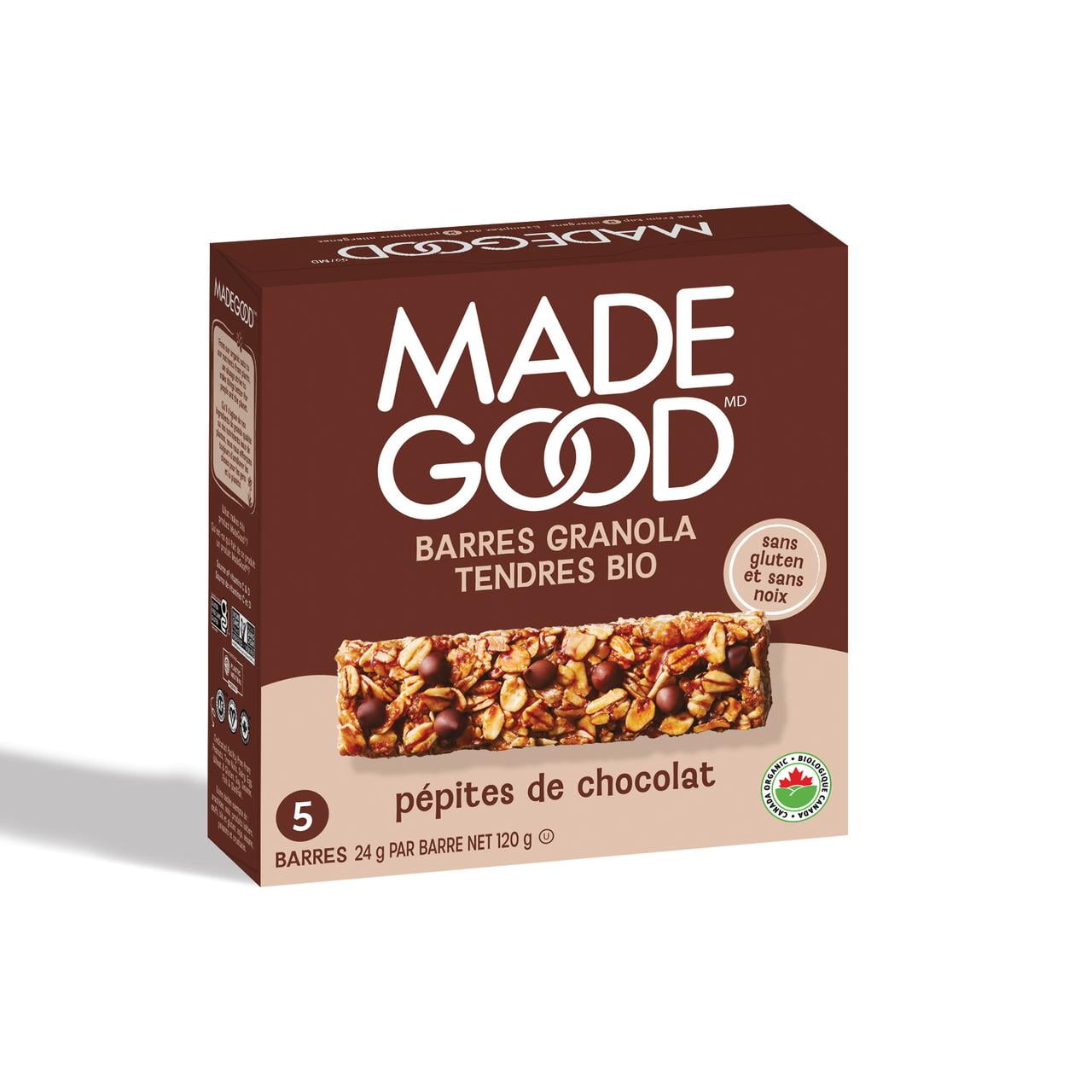MadeGood Chocolate Chip Granola Bars 5 bars