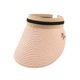 thumbnail image 5 of Qarigey Sombreros para el sol Protección Clip-On Caps Visera transpirable Gorros ajustables Big Eaves Outdoor Travel Trip Beach pink rosado 2piezas, 5 of 6
