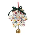 thumbnail image 3 of Adorno colgante navideño BLESIY con campana de metal 16 cm Estilo F, 3 of 8