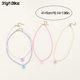 thumbnail image 3 of 4Pcs Colorful Seed Beaded Colored Flower Choker Necklace Ajdustable Chain Clavicle for Women Girls Cute Handmade Jewelry, 3 of 4