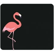 OTM Essentials Black Mouse Pad, Flamingo