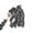 Silver, variant on Iron Chain Leash Collars, Lightweight Fake Chain Walking Leash for Cats & Small Dogs