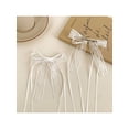 thumbnail image 4 of Lace Bow Ribbon Hair Clips, Side Bangs Barrettes & Braiding Duckbill Clips For Women, 4 of 6