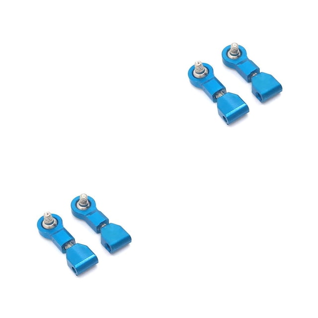 Vogacara Paquete de 2 1/28 Control remoto Coche Brazos oscilantes superiores Mejora Simulación Crawler Reemplazo de pieza de automóvil para Cielo azul 2piezas