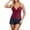 Wine, variant on Women's V-Neck Bow Front Cami Top, Lace Trim Cotton Slim-Fit Spaghetti Strap Blouse L