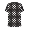 thumbnail image 4 of Cilsoka Western Shirts for Women Short Sleeve Plus Size Tops for Women Summer Vintage Tees for Women Blank Summer Blouses for Women Dressy Casual My Orders Placed, 4 of 6