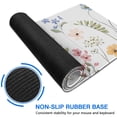 thumbnail image 6 of Non-Slip Rubber Base Mouse Pad - Mini Floral Flower Design, Perfect for Laptop, Office, Home & Gaming, Smooth Surface, High Tracking Accuracy, Large 31.5x11.8 Inch - Uplift Your Desk Decor, 6 of 7