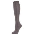 thumbnail image 1 of MeMoi Cable-Knit Cotton Blend Knee High Socks - Womens - Female, 1 of 2