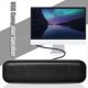 thumbnail image 4 of Barra Sonido Alimentada por USB, Altavoz Escritorio, Caja Sonido para Computadora con Cable para TV, Computadora Portátil Escritorio con 2 Subwoofers, Reproductor Música, 4 of 5