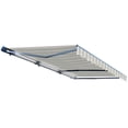 thumbnail image 1 of ALEKO AWCL10X8MSGR58 Motorized LED Half Cassette Retractable Awning 10 x 8 Feet, Multi-Striped Green, 1 of 10
