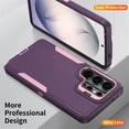 thumbnail image 2 of For Samsung Galaxy S26 Ultra 5G Case With Adjustable hidden lens holder Shockproof Rugged Full Body Protection Heavy Duty Dust/Drop Proof Cover Case​,Purple,For Galaxy S26 Ultra 5G, 2 of 7