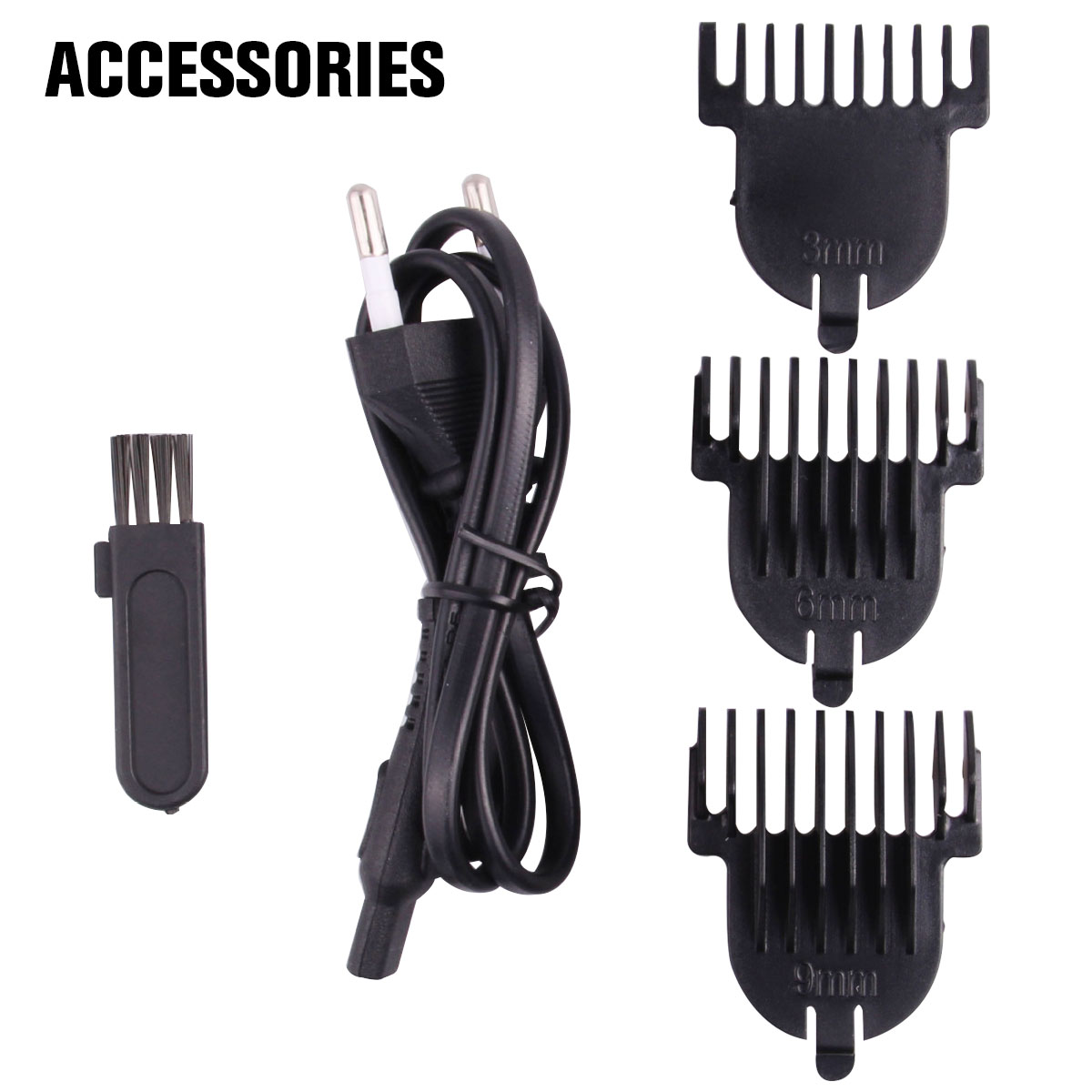 Tondeuse à Cheveux électrique Sans Fil Geemy, Rechargeable, Pour Barbe, Corps Et Cheveux, 3 Longueurs De Coupe