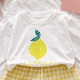 thumbnail image 4 of CAICJ98 Fall Clothes for Toddler Baby Girls 3 6 12 18 Months 2T 3T 4T 5T Girls Winter Outfits Cute Cartoon Long Sleeve Tank Tops and Pants Set 2Pcs (Yellow,18-24 Months), 4 of 5