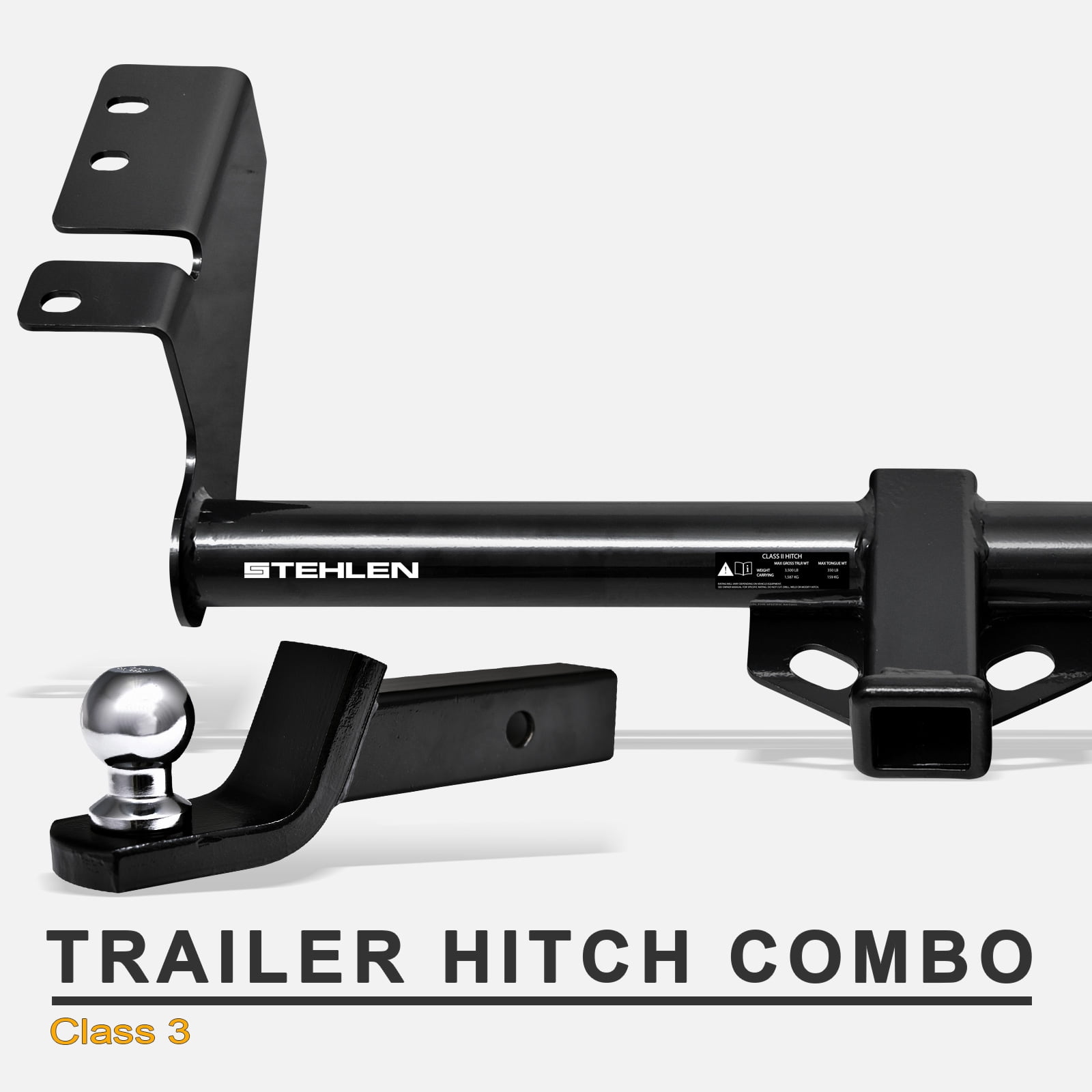 Stehlen 733469492191 Class 3 Trailer Hitch Receiver 2" with Loaded Ball 2007 Nissan Murano Trailer Hitch