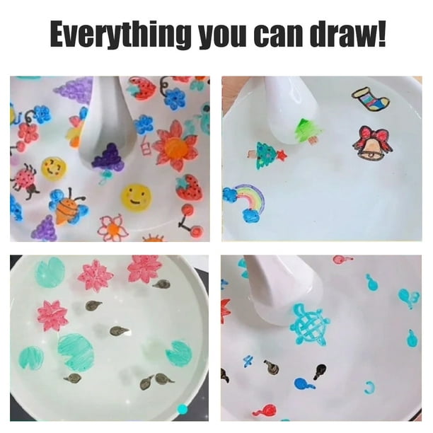 8/12 Uds. Bolígrafo Mágico Para Pintar Con Agua, Juguete Para Pizarra Blanca, Bolígrafo De Borrado En Seco, Marcador De Pizarra Blanca, Bolígrafo De Dibujo Para Niños Y ANGGREK BG1033