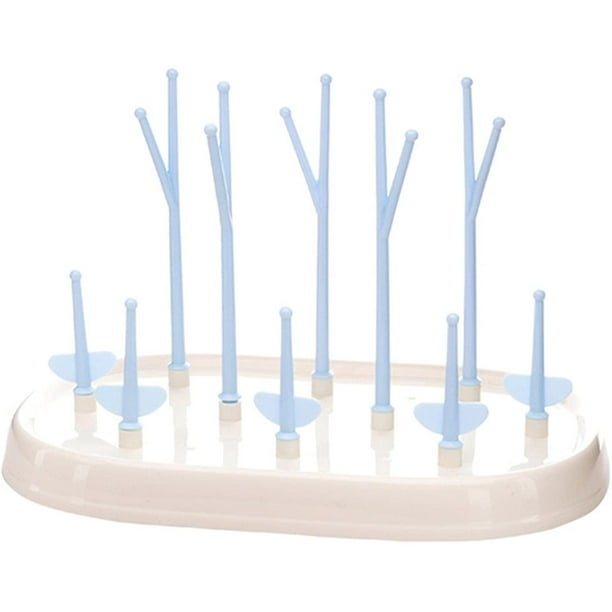 Secador de biberones, secador de biberones con estante de goteo extraíble, capacidad para hasta 8 biberones y piezas de vasos para biberones, tetinas, vasos, piezas de bombas y accesorios Xemadio ZYY-2552