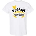 thumbnail image 3 of Inktastic Love My Yellow Jackets Football T-Shirt, 3 of 5