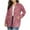 Pink, variant on KIHOUT Women's Printed Cardigan Starry Pattern Pocket Design Relaxed Comfortable Fit