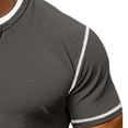thumbnail image 5 of KyCheLot Mens Comfy Business Tee Layered Color Block Short Sleeve Lightweight Pullover Casual Shirts, 5 of 5