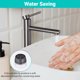 thumbnail image 4 of Aquaterior 2 Pack Bathroom Vessel Sink Faucet 8 Tall 1 Handle/Hole Cold&Hot Water Mixer Faucet Grey (CUPC NSF CEC), 4 of 11